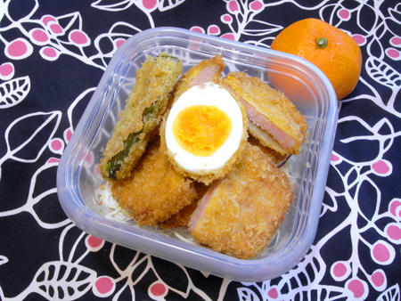 厚切りハムカツ弁当
