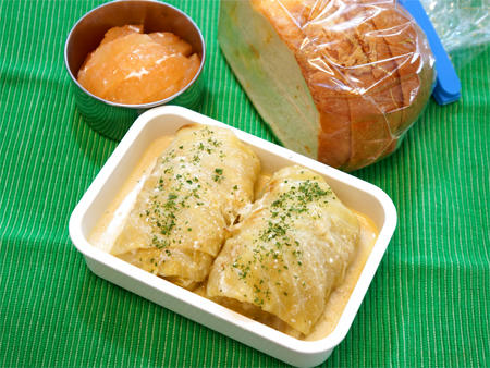 ホワイトロールキャベツ弁当
