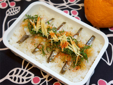 オイルサーディン缶詰弁当
