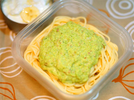ブロッコリーのパスタ弁当