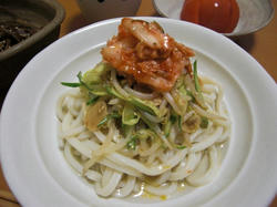 ナムル乗っけうどん