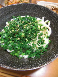 ニラうどん