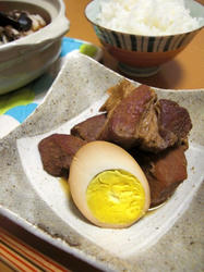 豚の角煮　なかなか柔らかい