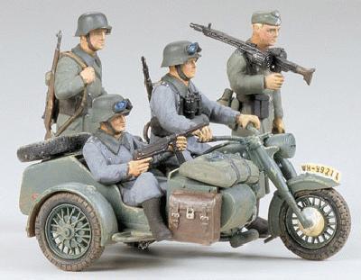 TAMIYA 35016 ドイツ BMW R75 サイドカー 1:35