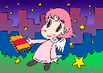 天使キャラクター・塗り絵