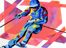 Sports picture - 「Skier」 