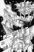 Ink drawing - 「Dream」
