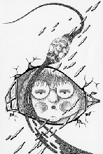 Ink drawing - 「Different dimension experience」