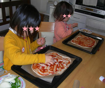 ピザ作り