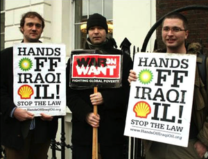 hands off iraq oil