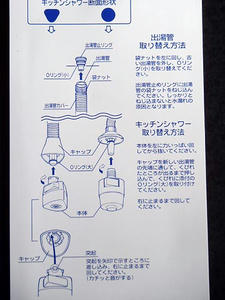 パロマ 瞬間湯沸かし器用フレキシブル出湯管F-35L 取り替え方法