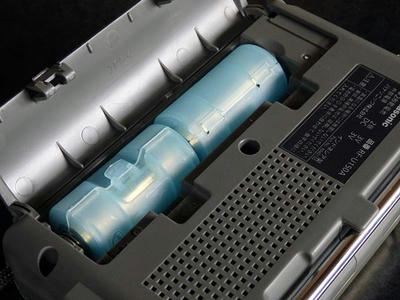 パナソニックRF-U150Aで単二電池アダプター使用可能