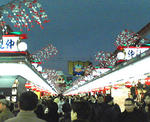 2007年大晦日浅草寺仲見世