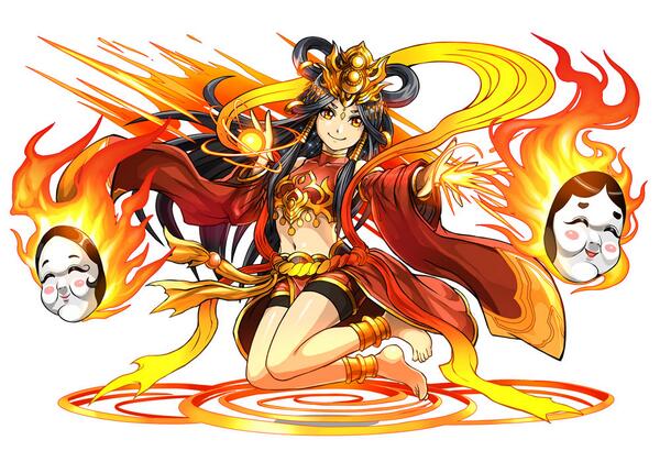 パズドラ アメノウズメ究極イラストが発表 10combo