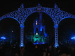 夜のシンデレラ城