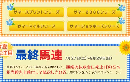 競馬スピリッツの優良コンテンツ