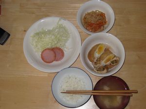 ダイエット５日目朝食