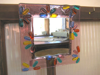 Tetto Art School・ガラスフュージング鏡