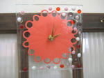 Tetto Art School・ガラスの壁掛け時計