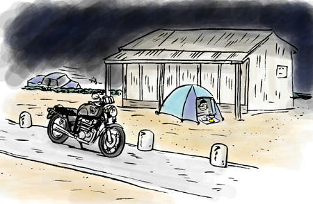 野宿♪