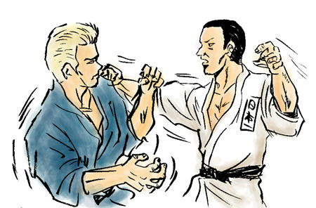 襟の取り合い