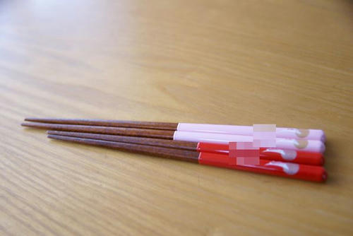 ヴァージン漆のお箸 しあわせマトカ