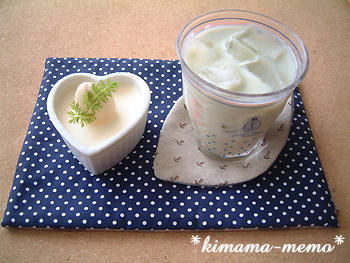 ホワイトチョコムース。