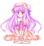東方　パチュリー　睡眠前の読書