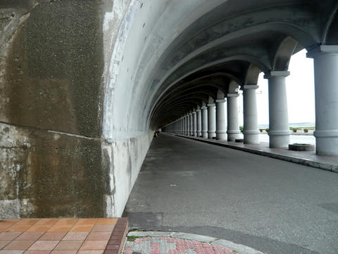 稚内港北防波堤ドーム内部その1