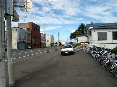 国道237号の西神楽市街・旭川方面
