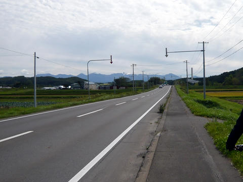 国道237号＠旭川市千代ヶ岡
