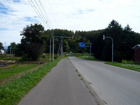 国道237号から道道213号への抜け道