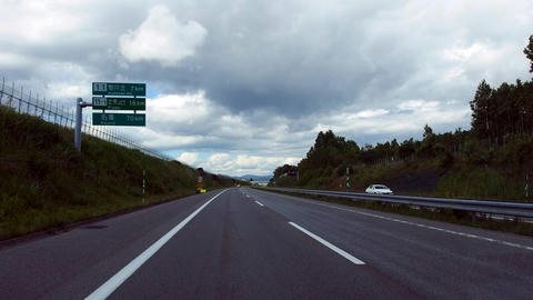 道央自動車道＠旭川鷹栖～旭川北
