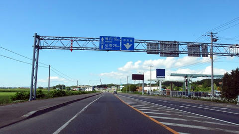 国道40号＠士別市