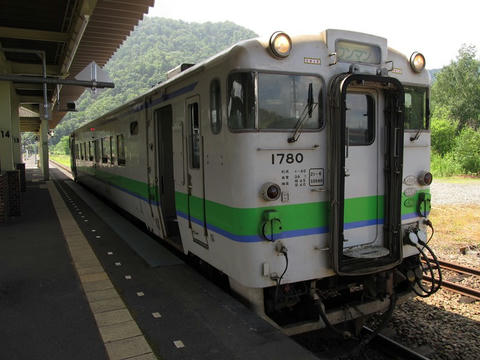 キハ40 1780＠新夕張駅