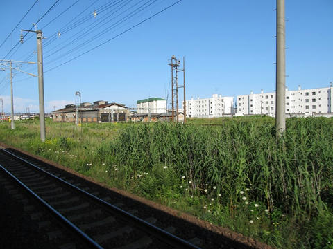 鷲別機関区跡