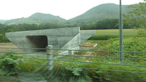 旭川紋別道工事現場