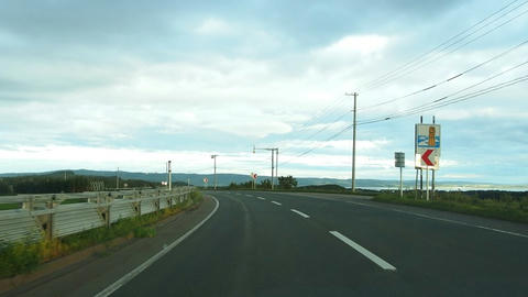 網走市カントリーサイン＠国道238号