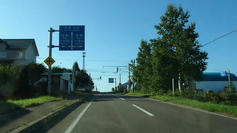道道250号清里止別線・国道334号交差点