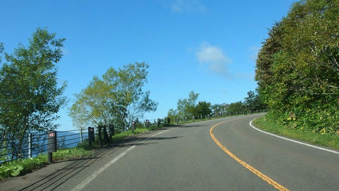 道道102号網走川湯線＠北海道弟子屈町