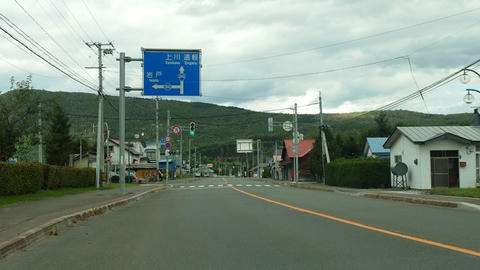 国道242号・道道592号湯里生田原停車場線交差点