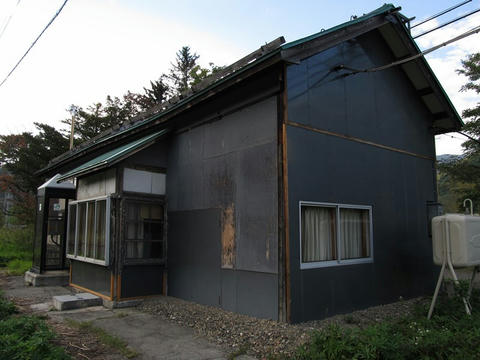 奥白滝信号場・線路側