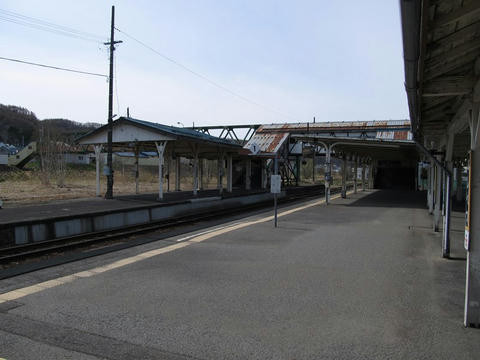 芦別駅ホーム