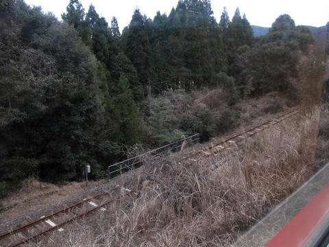 真幸駅スイッチバック引き上げ線