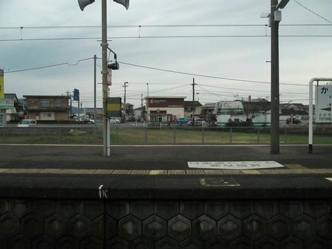 門川駅ホーム