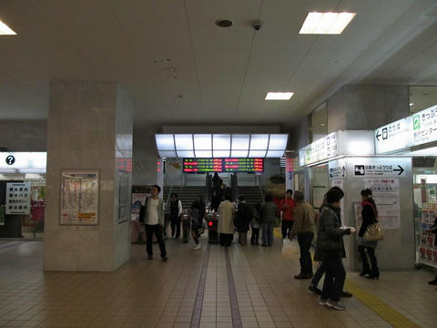 別府駅改札口