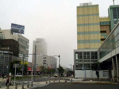 苫小牧駅南口駅前風景