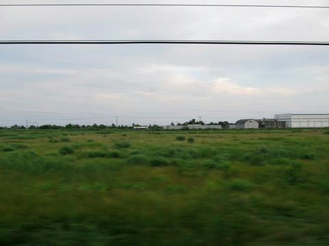 函館本線国縫付近沿線風景