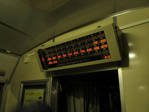 キハ40 1805運賃表＠森駅