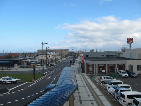 木古内駅南口風景